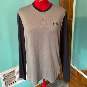 Men’s Under Armour Cold Gear Long Sleeve Henley, Size Small - Barely Worn